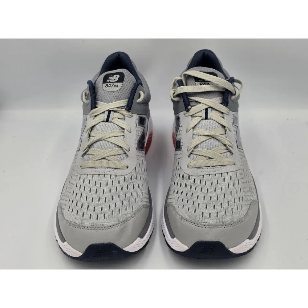 New Balance 847v4 Running Sneakers Men Size 12 D Gray Blue Mesh Comfort Shoes
